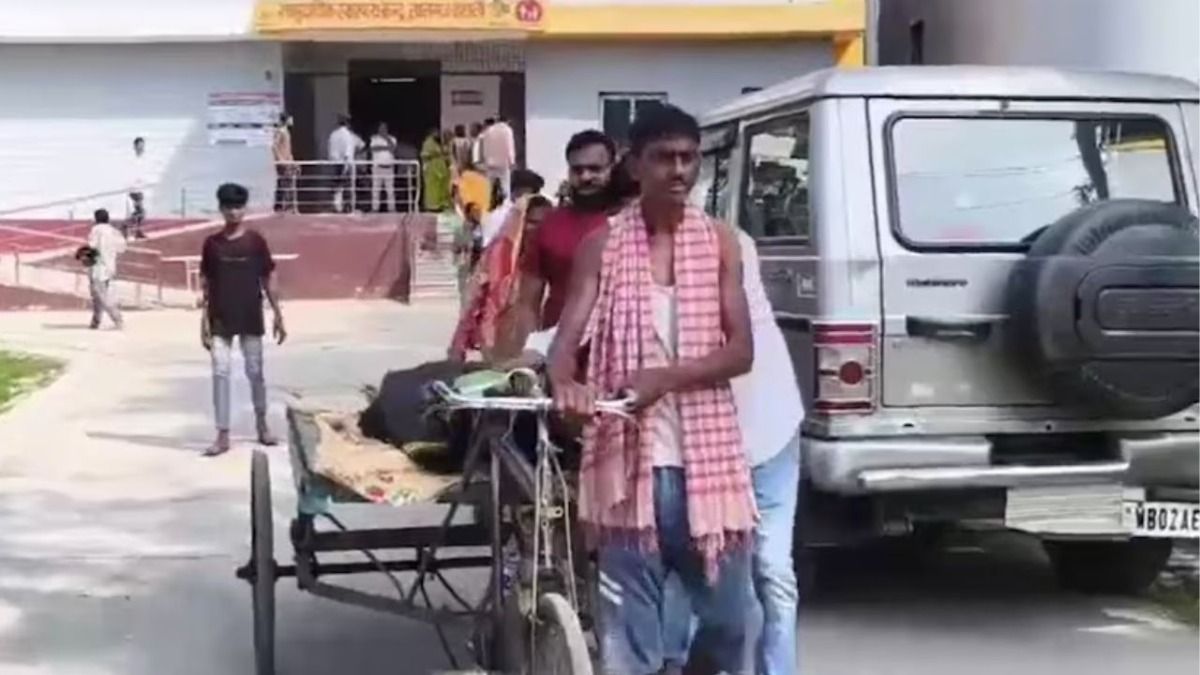 No ambulance was available to transport the dead body