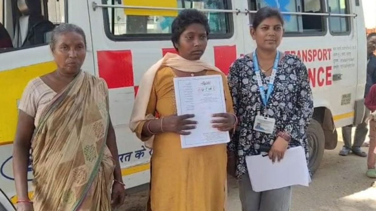Dafli Oraon reached her home