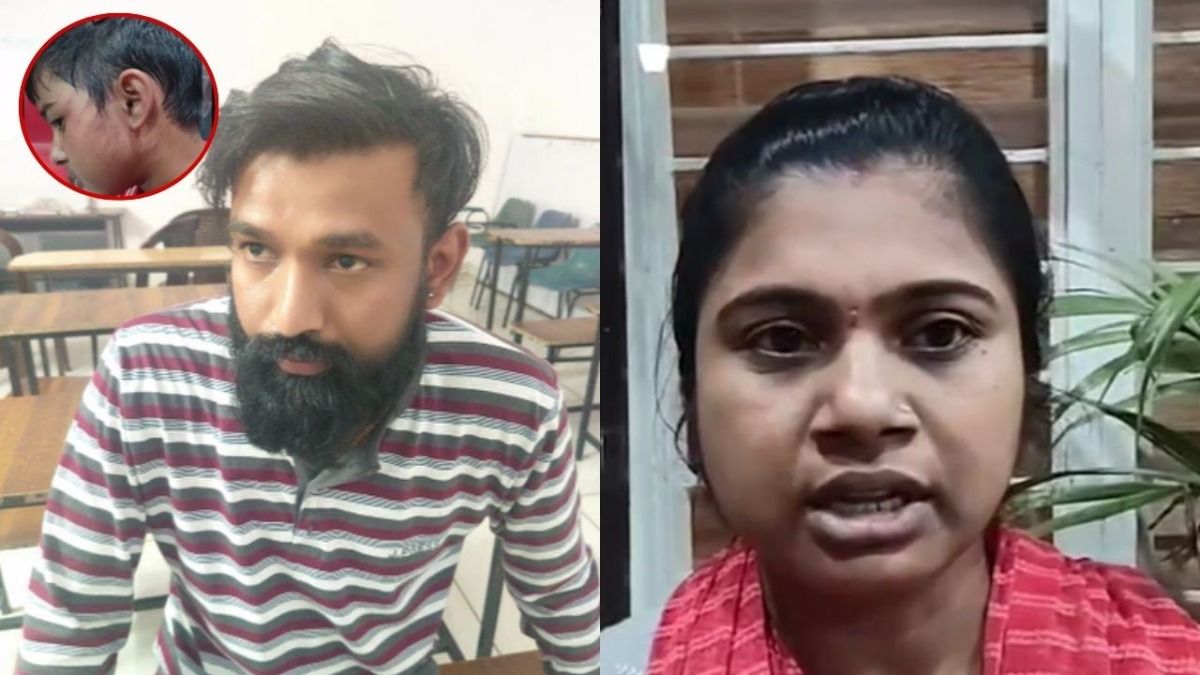 शिक्षक पर बच्चे की पिटाई करने का आरोप.