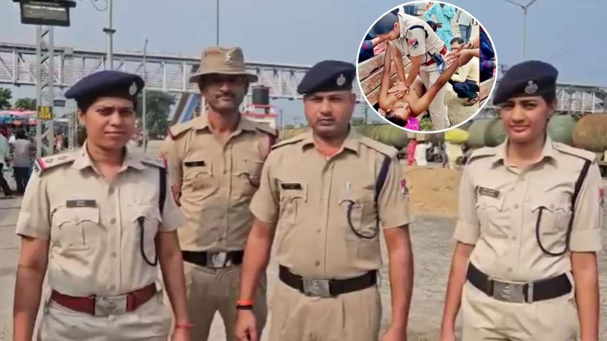 SI Sarika and her team saved a train passenger's life