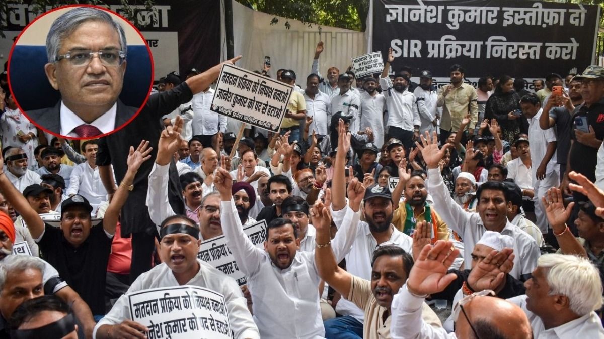 Protests Against Gyanesh Kumar (Photo: PTI)