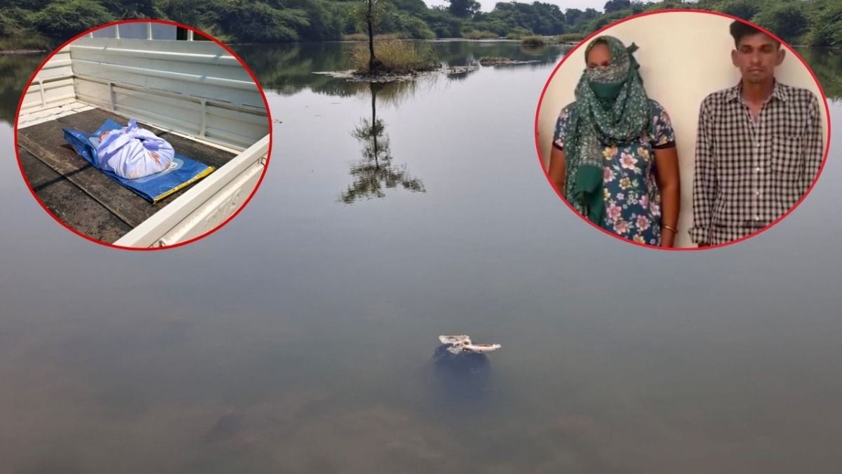 Newborn daughter thrown into pond with bricks