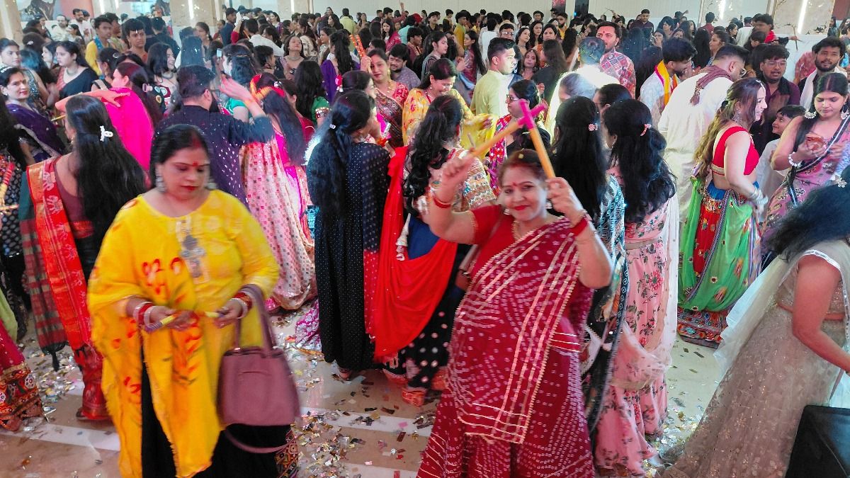 झाँसी में डांडिया की धूम