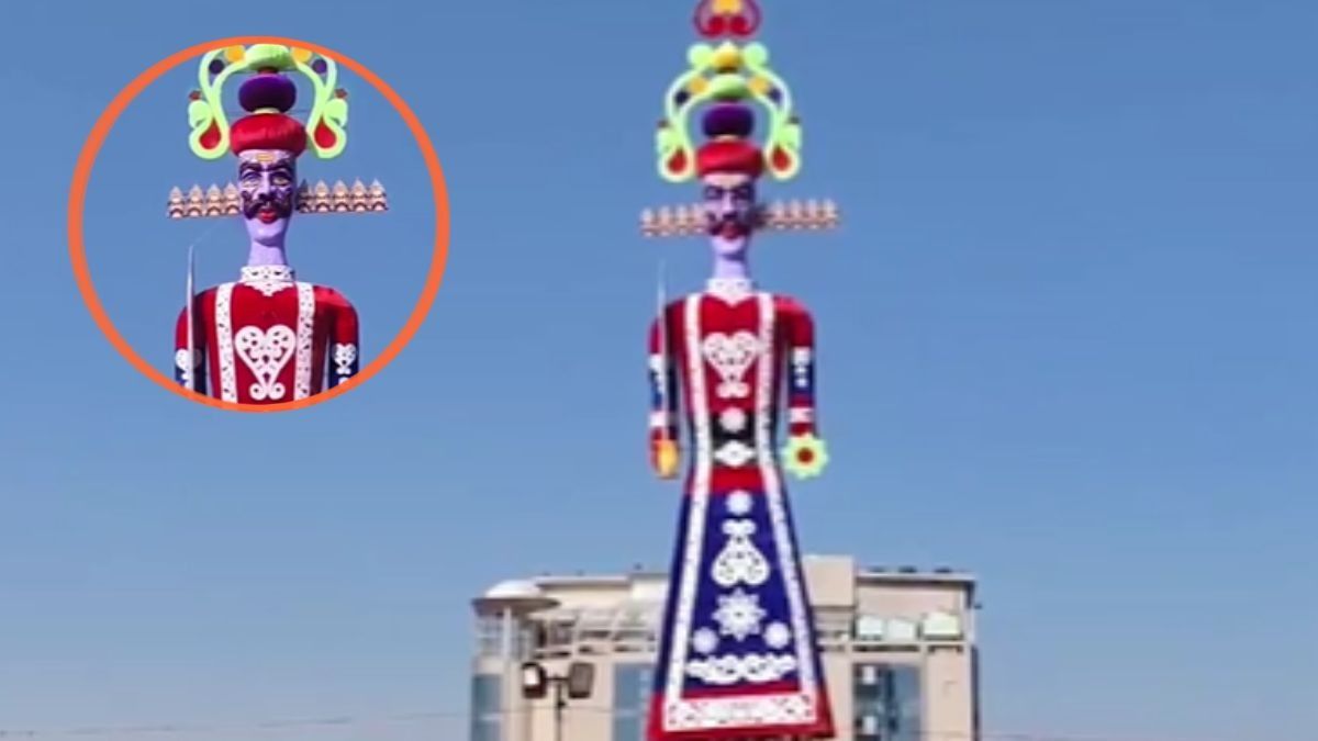 A 221-foot-tall effigy of Ravana