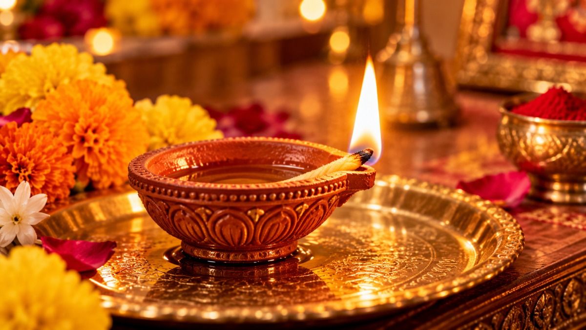 एक मुखी दीपक