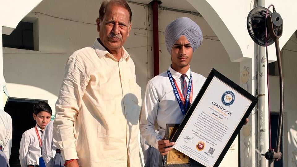 Jaskeerat Sets World Record 