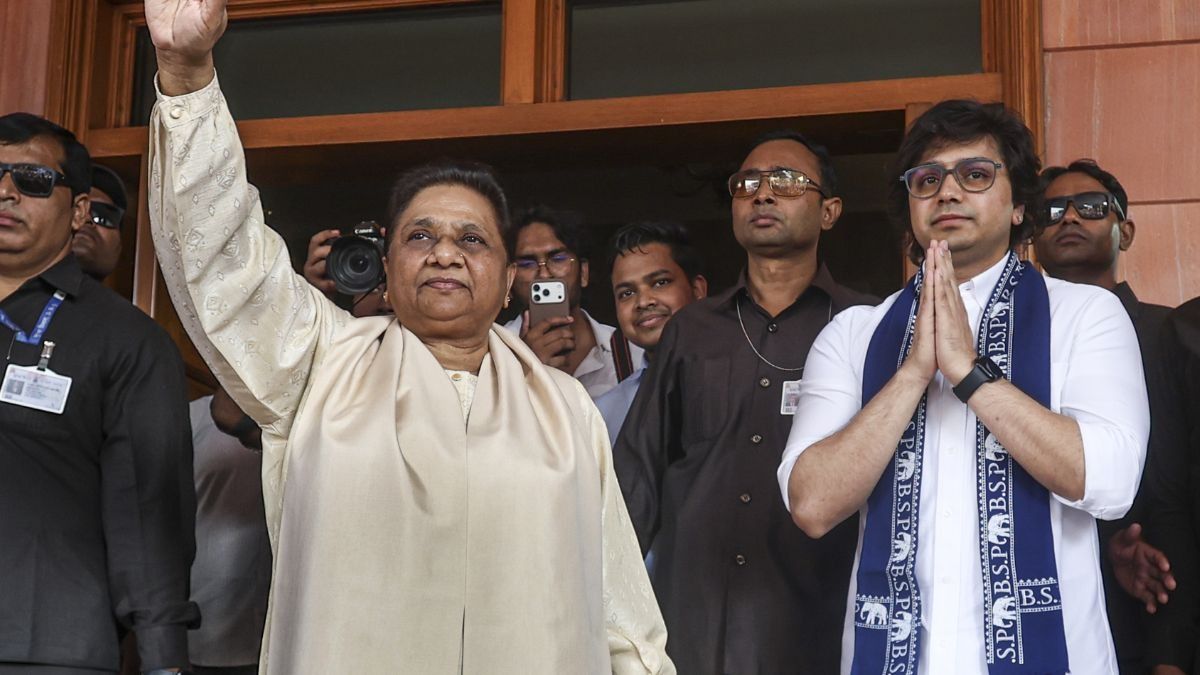 Mayawati and Akash Anand (Photo/PTI)