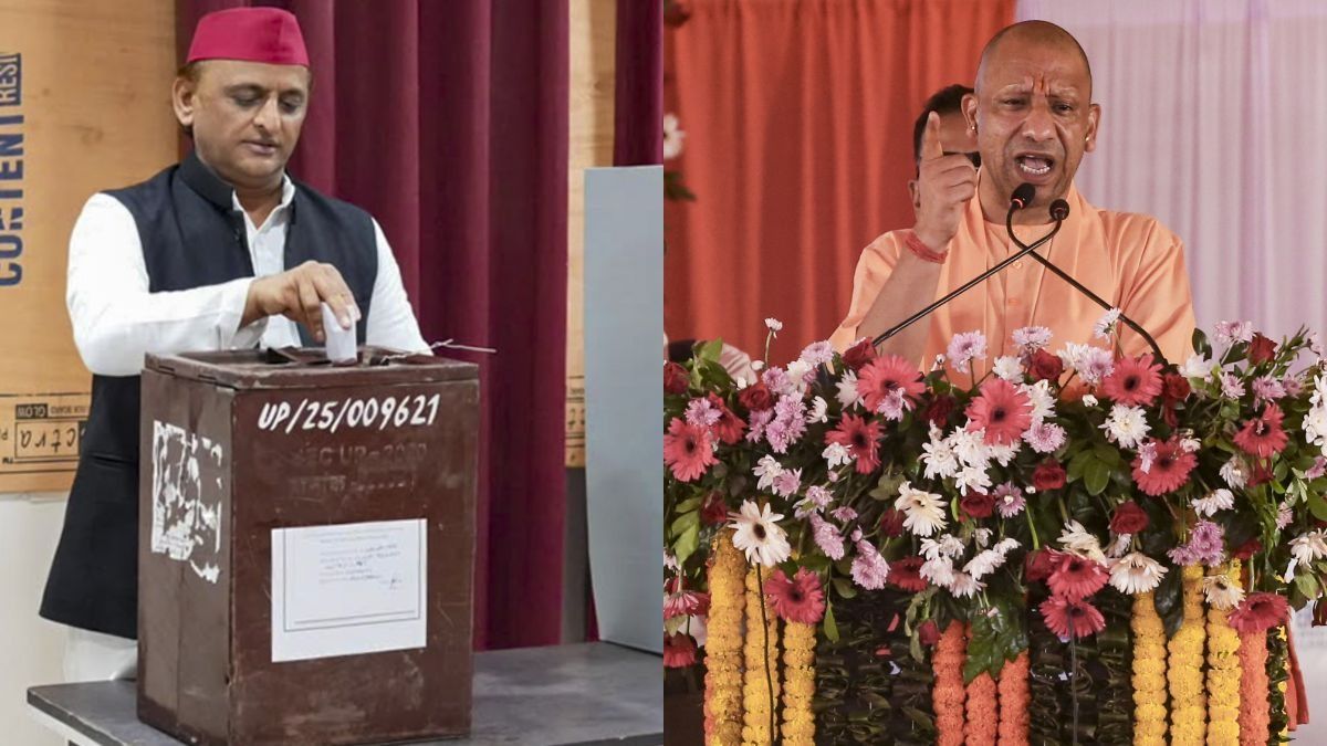 Akhilesh Yadav and Yogi Adityanath