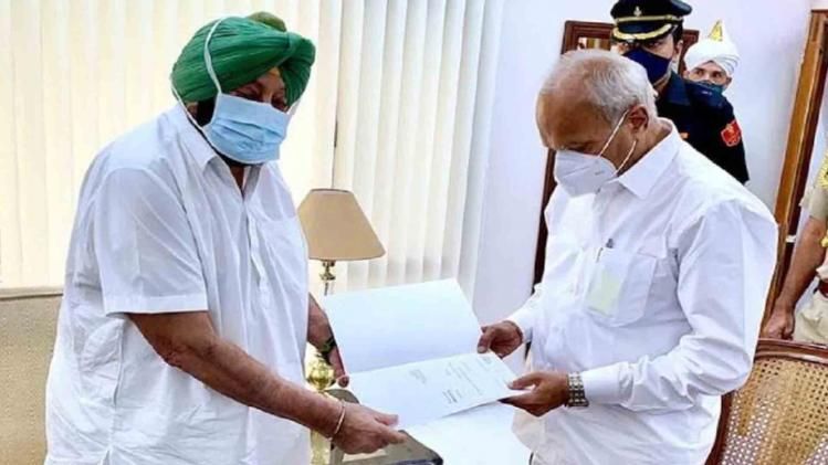 Punjab chief minister Captain Amarinder Singh resigns 