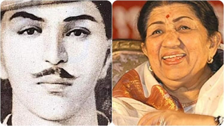 शहीद भगत सिंह और तला मंगेशकर. (फाइल फोटो)