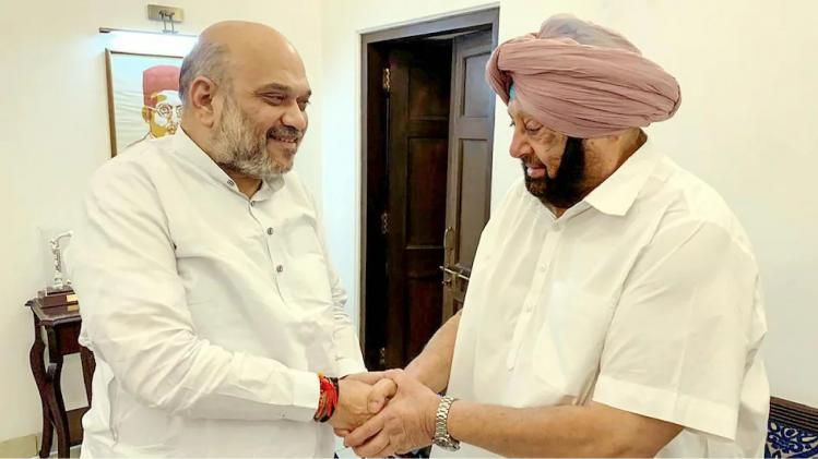 captain amrinder singh amit shah meet 