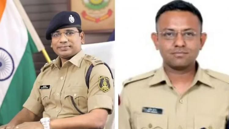 IPS संतोष सिंह और अमित कुमार (फाइल फोटो