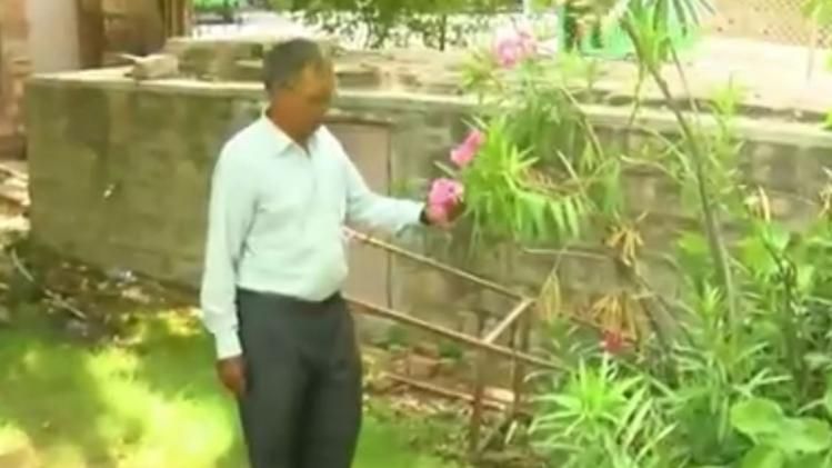 Prasann Puri Goswami has single-handedly worked on creating greenery around the Mehrangarh Fort