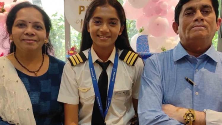 India's youngest commercial pilot