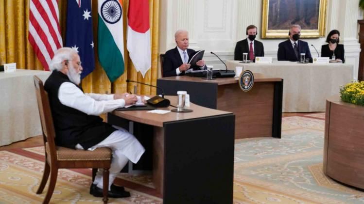 PM Modi takes part in Quad Leaders Summit raises issue of Chinese apps   