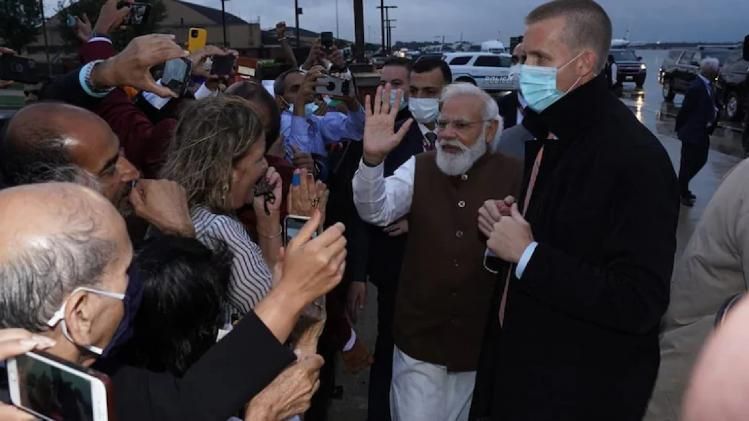 pm modi arrives us