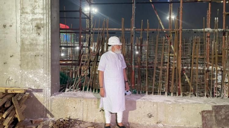 PM Modi at Central Vista project