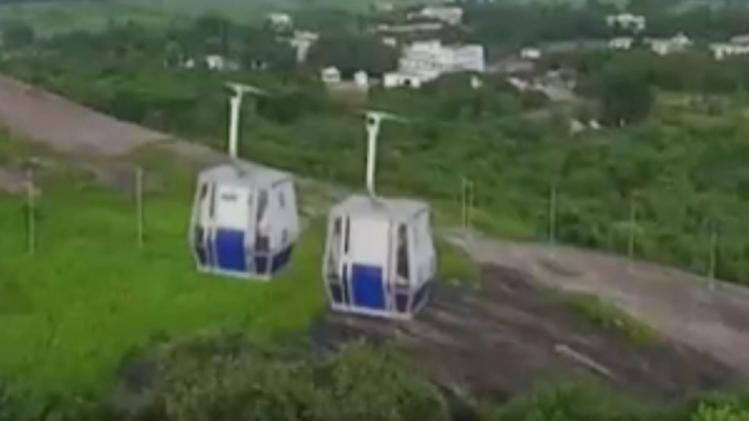 मंदार पर्वत के लिए रोप-वे