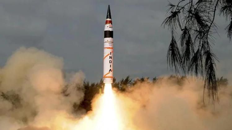 nuclear-capable Agni-5 missile 