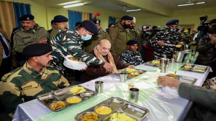 Amit Shah spent night at CRPF camp 
