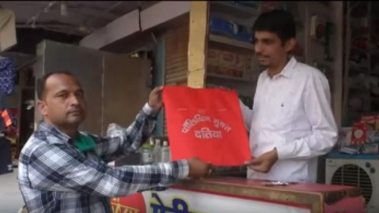 Farmer moving forward to ban polythene in society