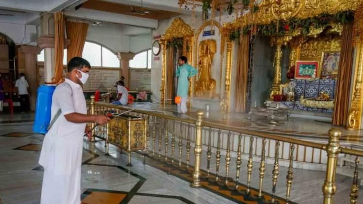 Temples reopen with COVID protocols