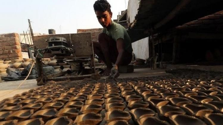 earthen lamps diwali 2021