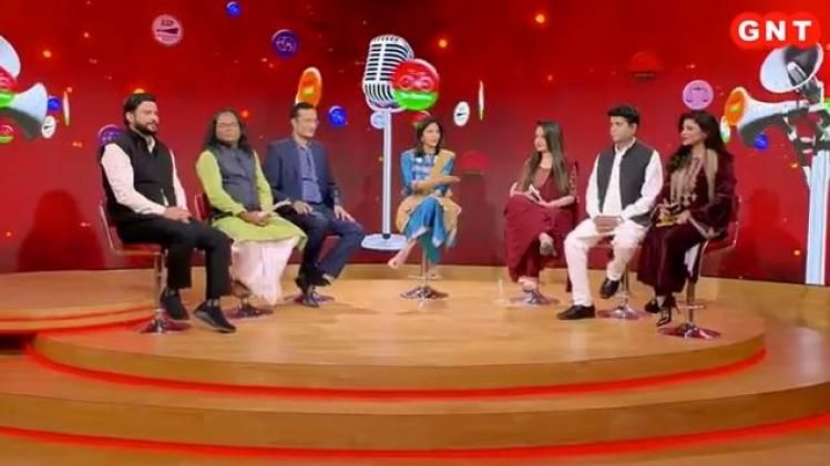 कवियों ने ठोका सियासी ताल, देखें जबान संभाल के कवि सम्मेलन 