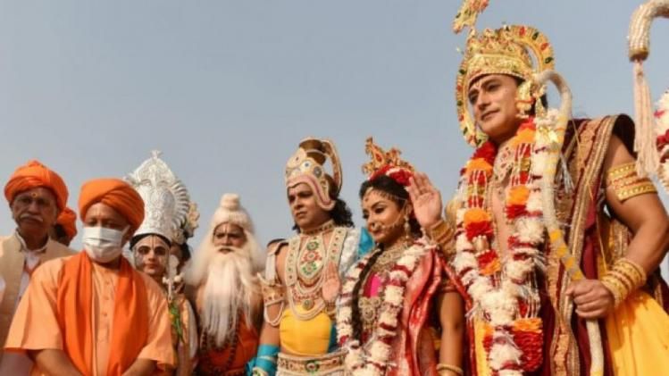 lord shri ram was welcomed in ayodhya