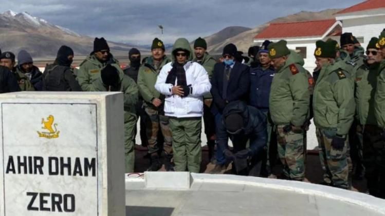 Rajnath Singh arrived in Leh