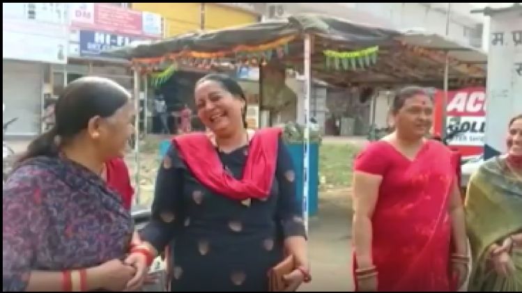 Unique protest in Bhopal