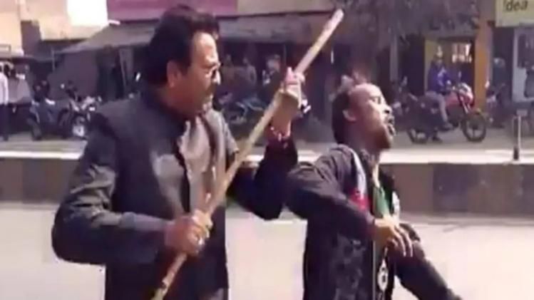 fact check bjp leader beats divyang