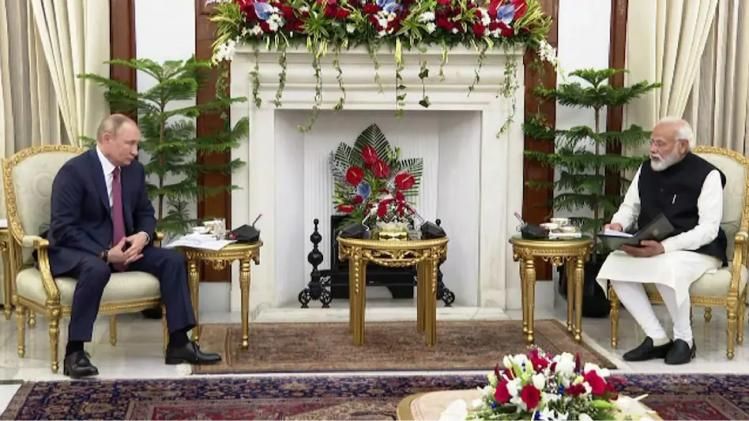 Modi Putin meeting