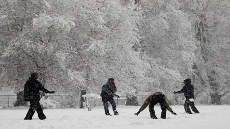 snowfall in hilly areas of the country 