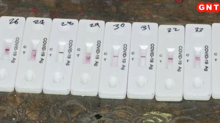 Covid test on smartphone