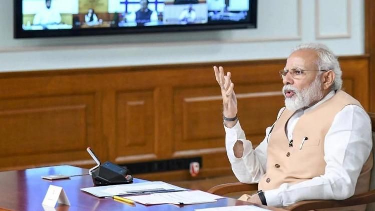 PM Modi meeting due to corona cases