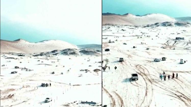Saudi snowfall