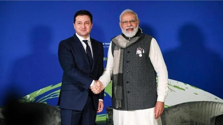 PM modi thanks Zelensky 