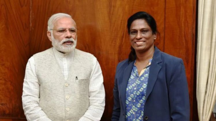 PM Modi & PT Usha