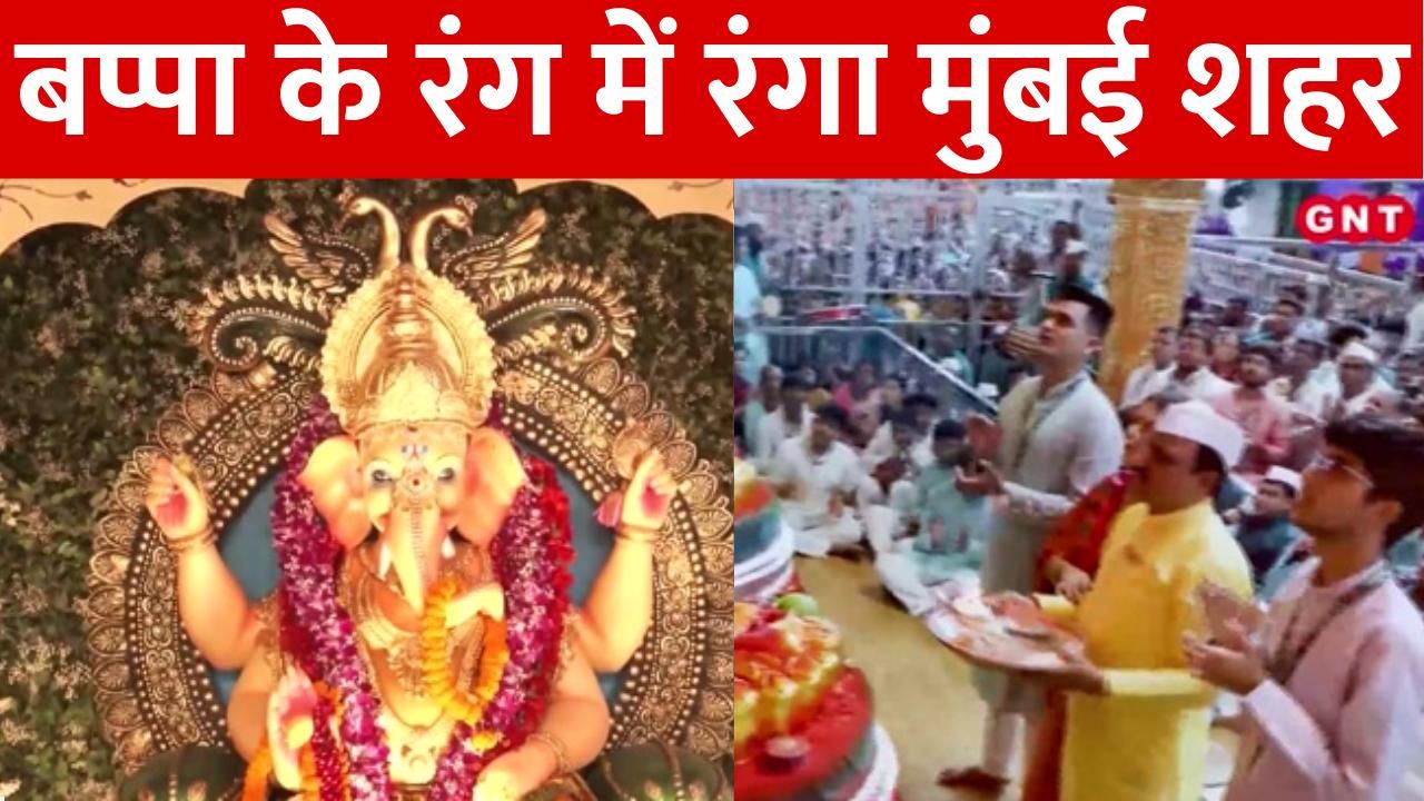 Mumbai Ganesh Utsav: Lalbaugcha Raja and Andheri ka Raja draw massive crowds with Sarangpur Hanuman Mandir theme, 2025 Hanuman Ji's year. frvd