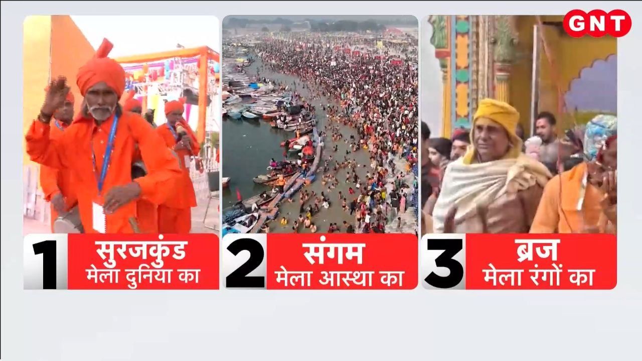 The Surajkund Mela witnessed a fusion of Egyptian and Indian art attracting huge crowds Watch the report KDK frvd