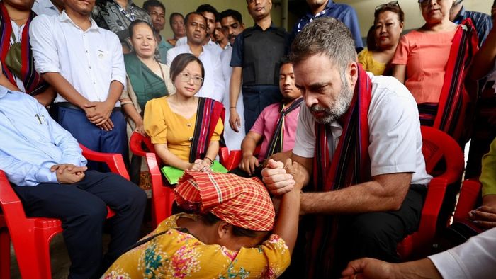 राहुल गांधी मणिपूर