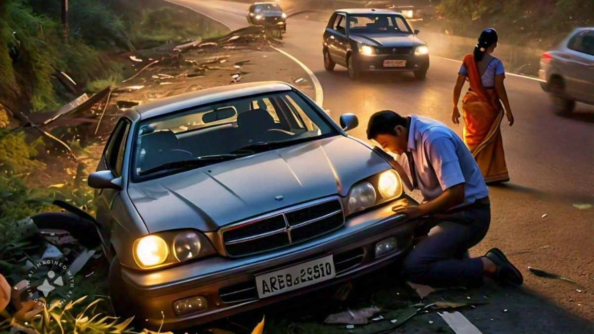 नागपुरात पुन्हा वेगाचा कहर, वाढदिवसाच्या पार्टीवरून परतणाऱ्या मित्रांची गाडी रेलिंगला धडकली, दोघांचा मृत्यू. नागपुरात पुन्हा वेगाचा कहर, वाढदिवसाच्या पार्टीवरून परतणाऱ्या मित्रांची गाडी रेलिंगला धडकली, दोघांचा मृत्यू.