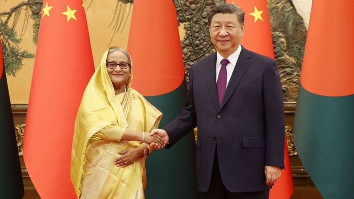 શી જિનપિંગ શેખ હસીના