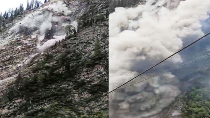 હિમાચલ પ્રદેશના ચંબામાં ભૂસ્ખલન થયું