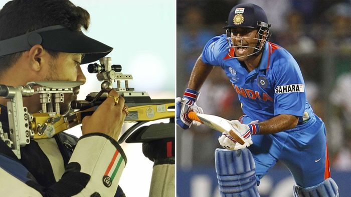 Swapnil Kusale-Mahendra Singh Dhoni