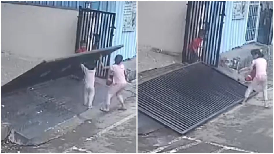 खेळत असताना लोखंडी गेट 3 वर्षाच्या चिमुरडीवर पडल्याने मुलीचा मृत्यू खेळत असताना लोखंडी गेट 3 वर्षाच्या चिमुरडीवर पडल्याने मुलीचा मृत्यू
