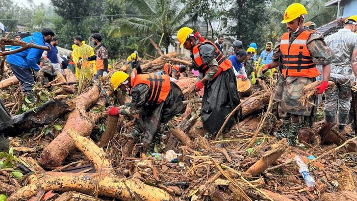 વાયનાડમાં ભૂસ્ખલન