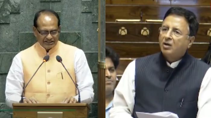 शिवराज सिंह चौहान आणि रणदीप सुरजेवाला.