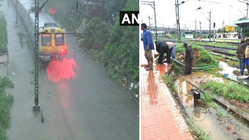 मुसळधार पावसामुळे रुळांवर पाणी साचले, रेल्वेने या गाड्या रद्द केल्या, अनेक गाड्यांचे मार्ग वळवले मुसळधार पावसामुळे रुळांवर पाणी साचले, रेल्वेने या गाड्या रद्द केल्या, अनेक गाड्यांचे मार्ग वळवले